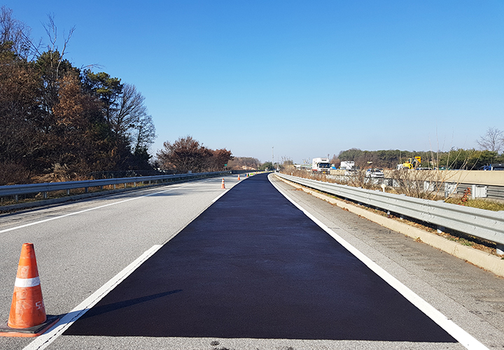 결빙방지아스팔트시공사진